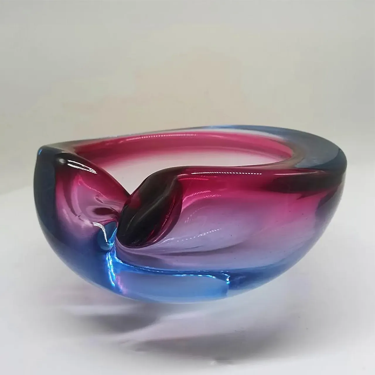 Posacenere in vetro di Murano di Flavio Poli per Seguso, anni '60 5