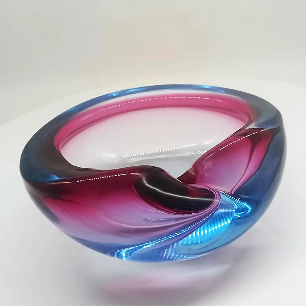 Posacenere in vetro di Murano di Flavio Poli per Seguso, anni '60 6