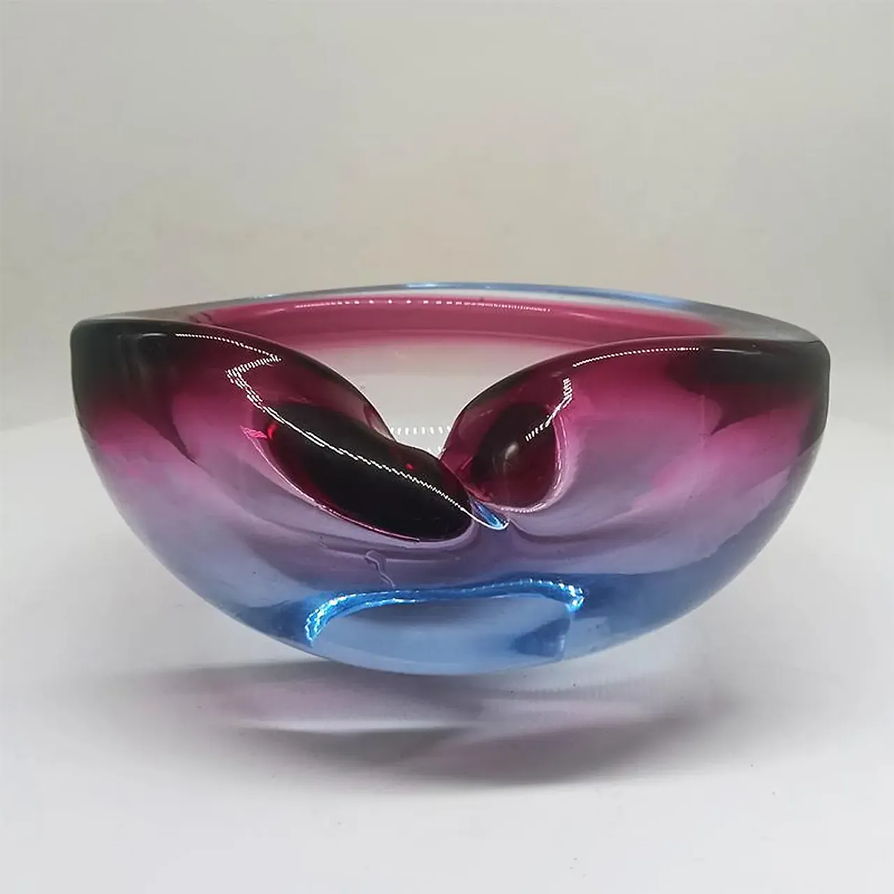 Posacenere in vetro di Murano di Flavio Poli per Seguso, anni '60 7