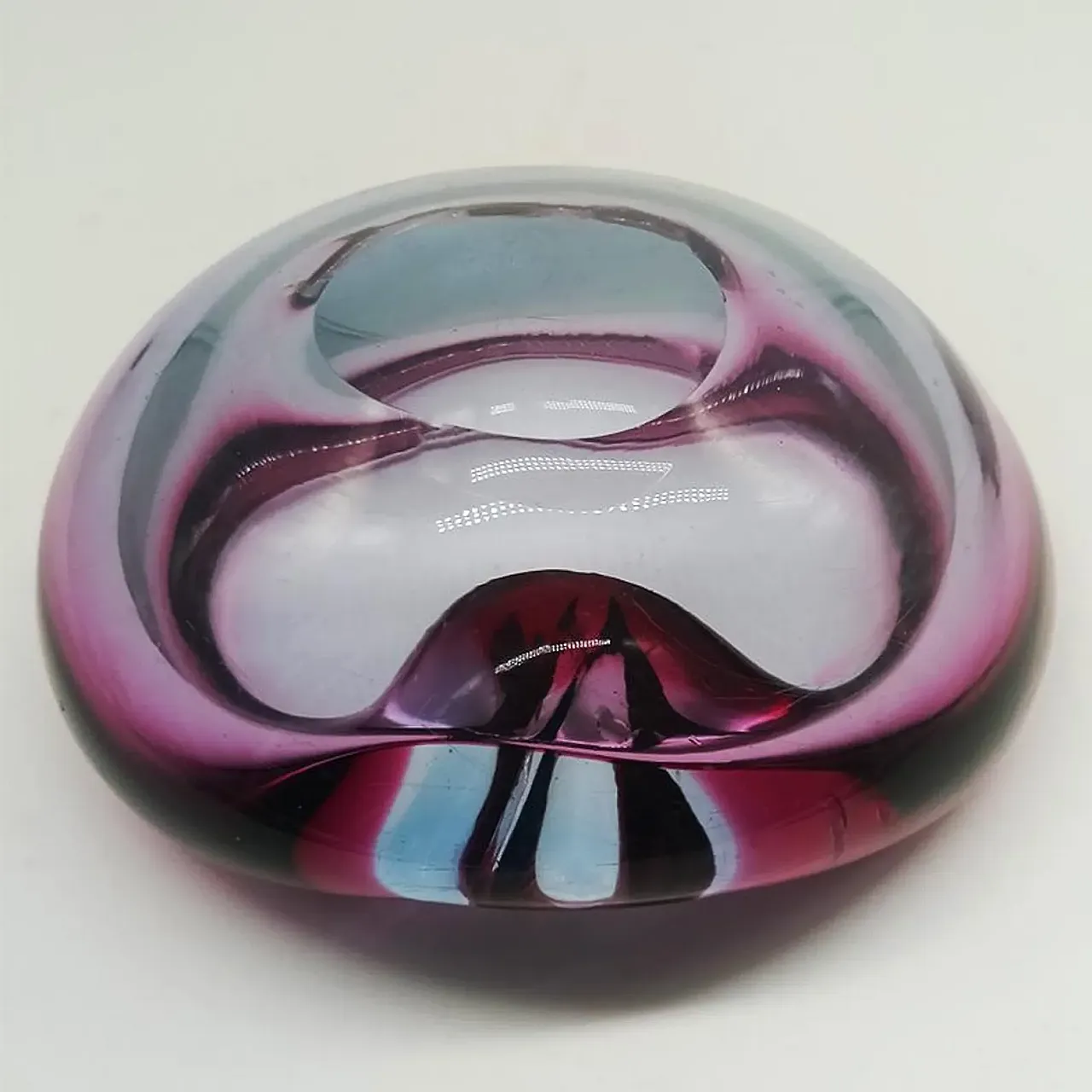 Posacenere in vetro di Murano di Flavio Poli per Seguso, anni '60 8