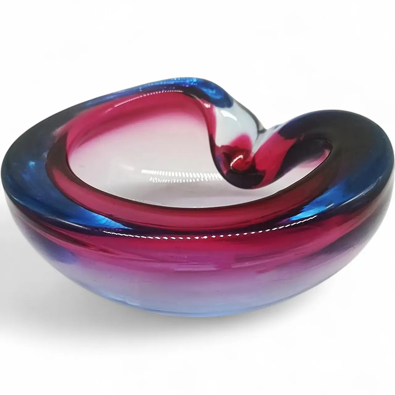 Posacenere in vetro di Murano di Flavio Poli per Seguso, anni '60 9