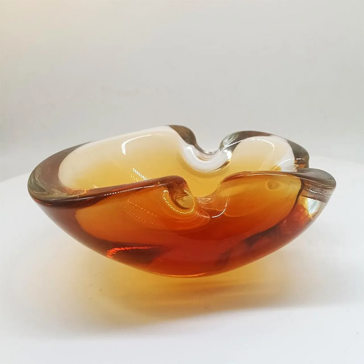 Posacenere in vetro di Murano di Flavio Poli per Seguso, anni '60 2