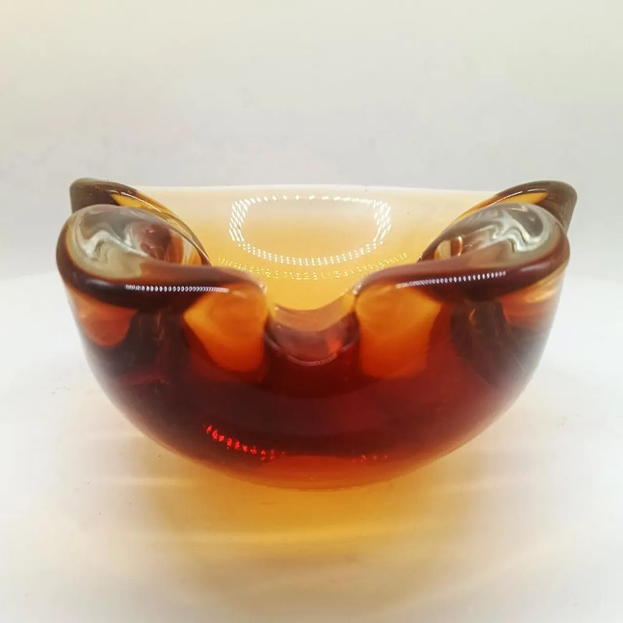 Posacenere in vetro di Murano di Flavio Poli per Seguso, anni '60 3