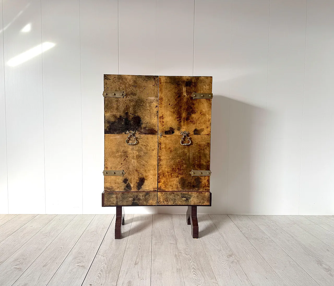 Parchment bar furniture by Aldo Tura, 1950s 3