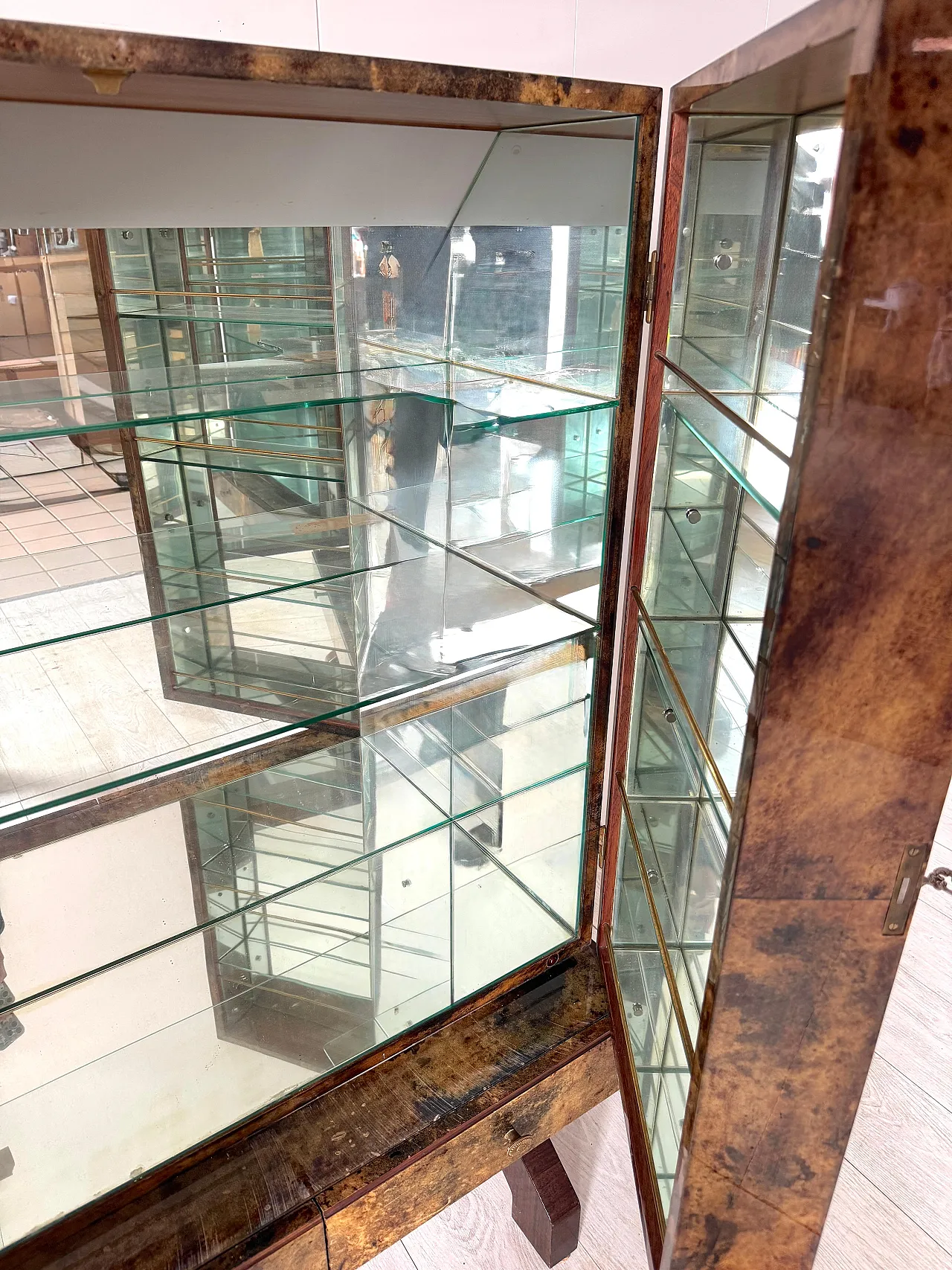 Parchment bar furniture by Aldo Tura, 1950s 8