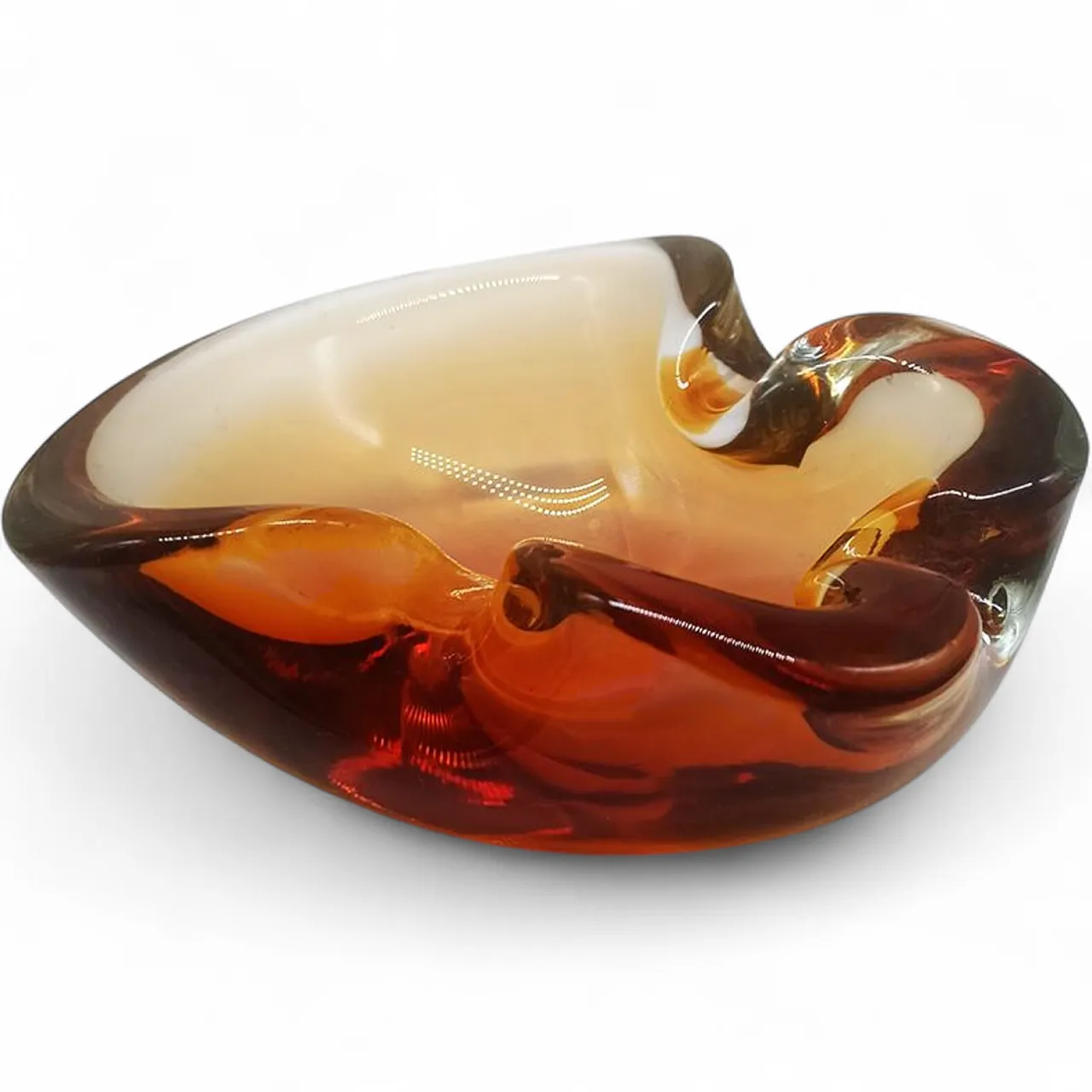 Posacenere in vetro di Murano di Flavio Poli per Seguso, anni '60 6