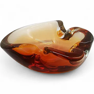 Posacenere in vetro di Murano di Flavio Poli per Seguso, anni '60