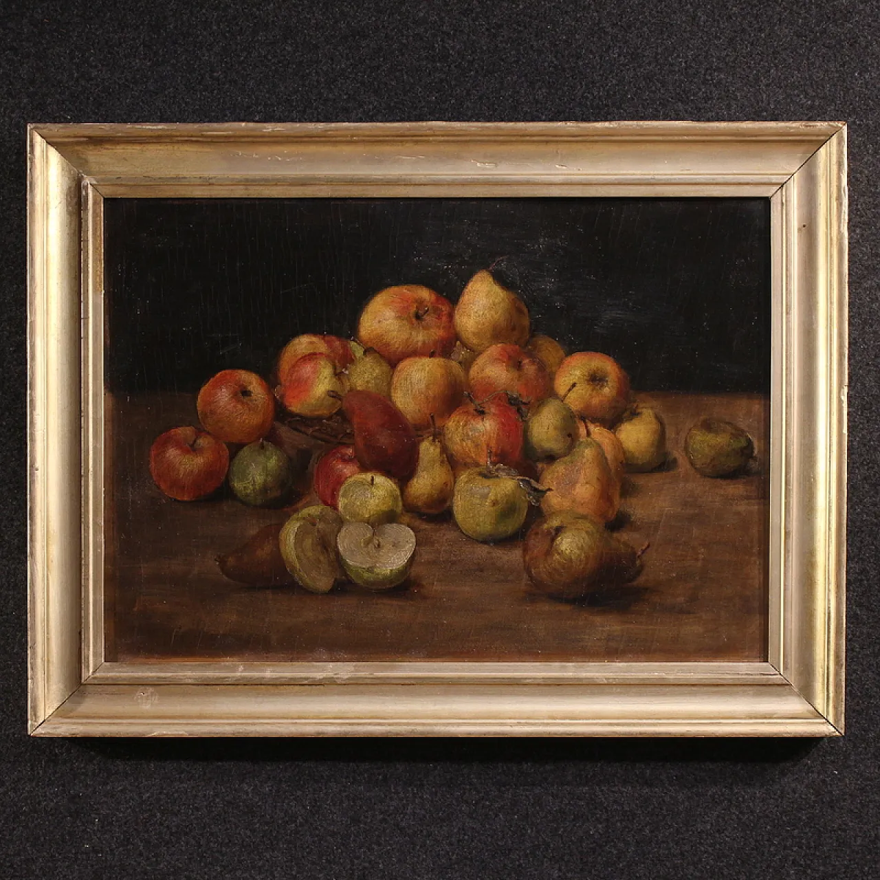 French painting, still life with fruit, 20th century 1