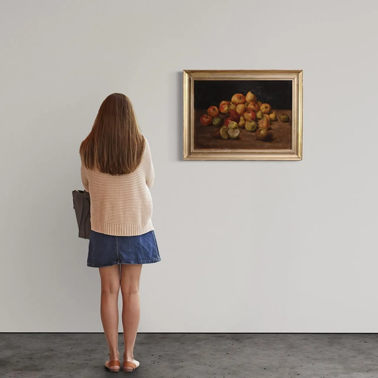 French painting, still life with fruit, 20th century 9