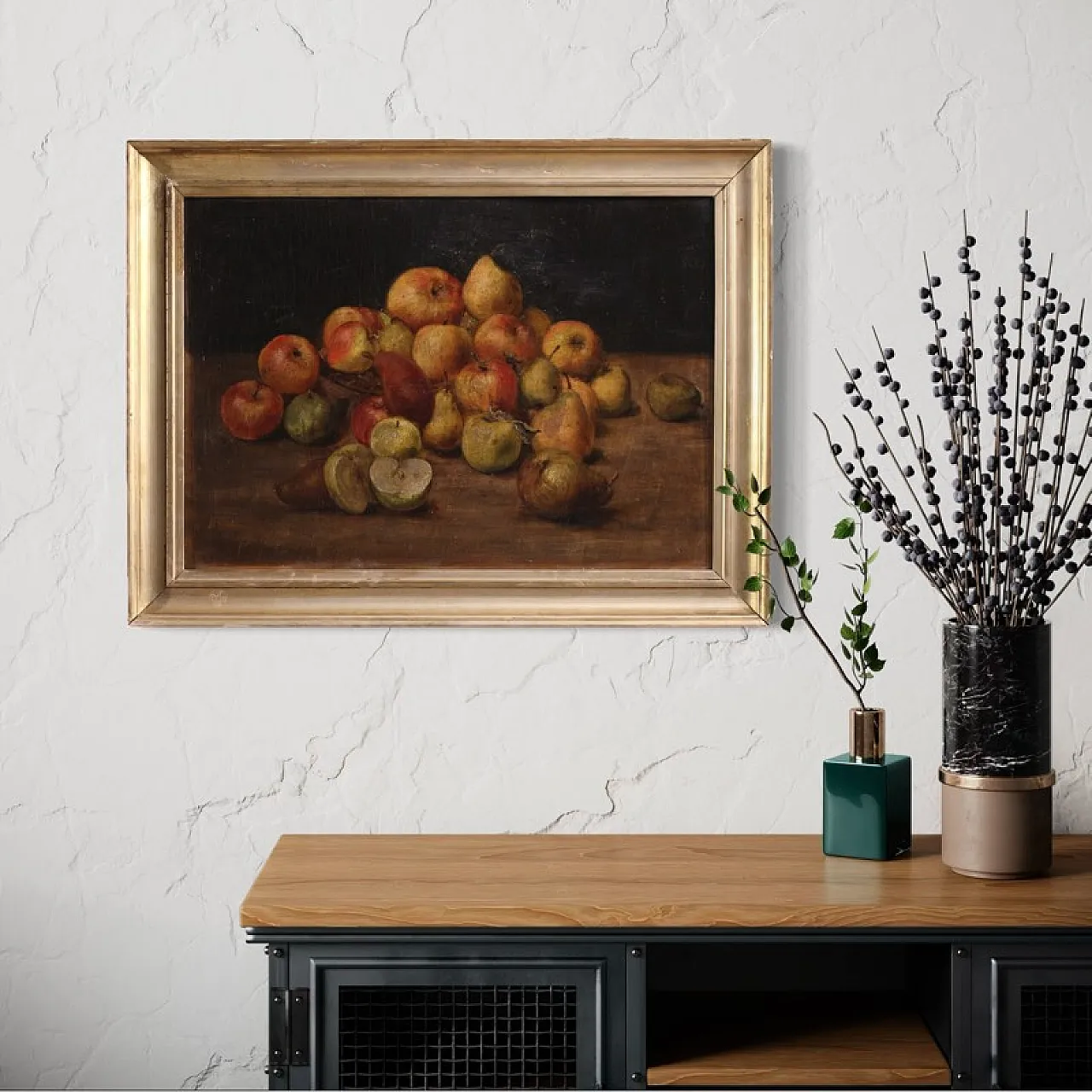 French painting, still life with fruit, 20th century 10