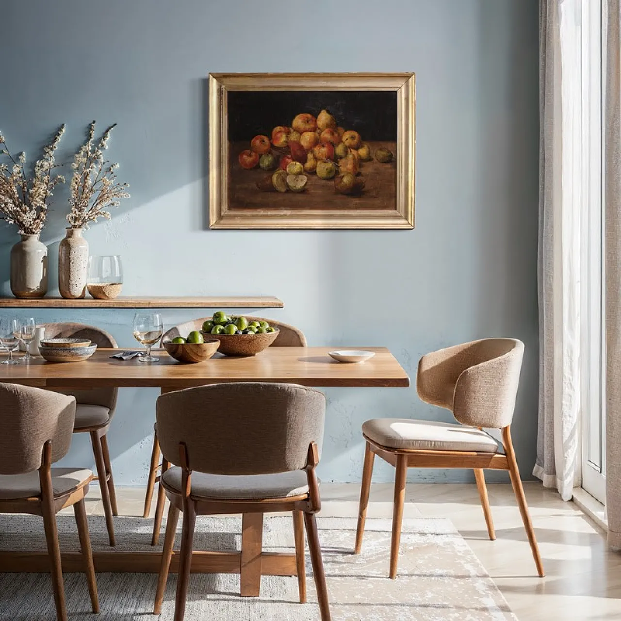 French painting, still life with fruit, 20th century 14