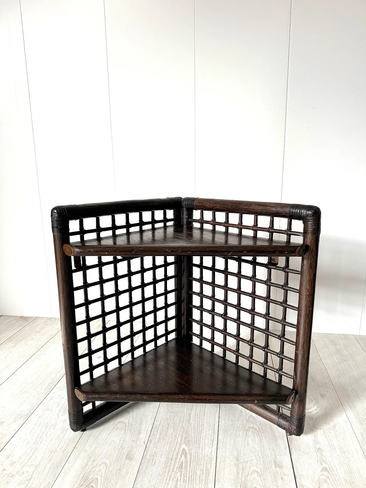 Pair of Basilian bedside tables by Afra & Tobia Scarpa for B&Bs, 1970s 5