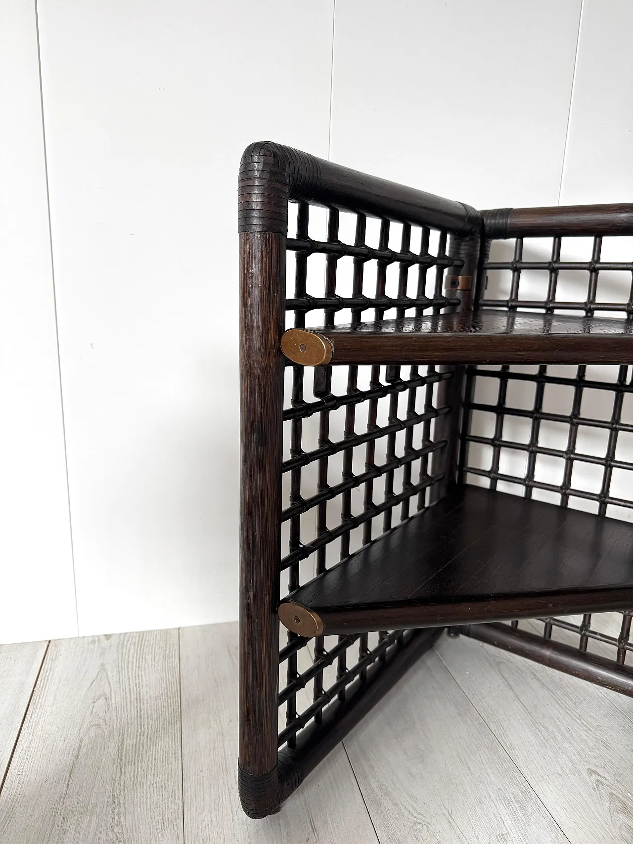 Pair of Basilian bedside tables by Afra & Tobia Scarpa for B&Bs, 1970s 11