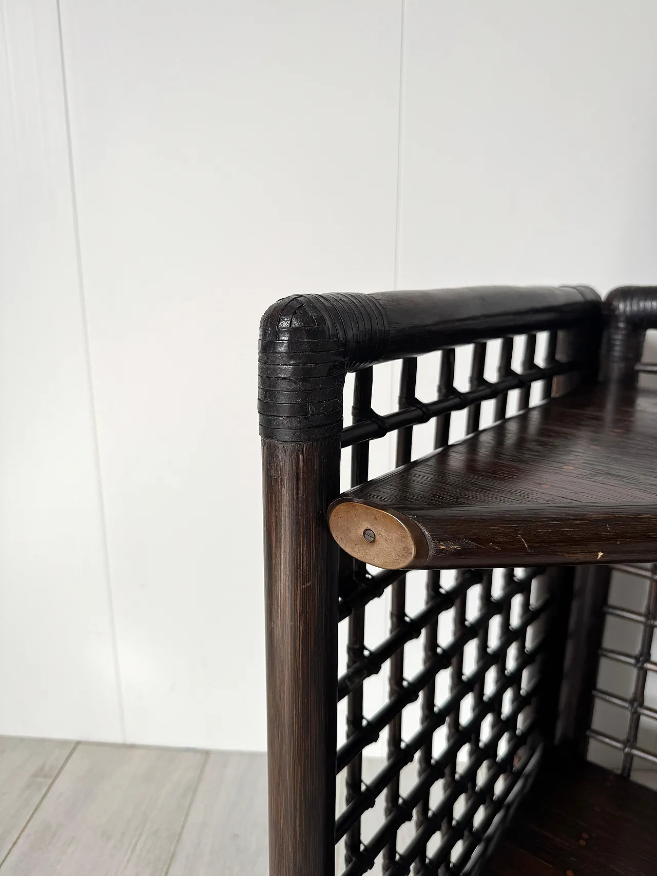 Pair of Basilian bedside tables by Afra & Tobia Scarpa for B&Bs, 1970s 12