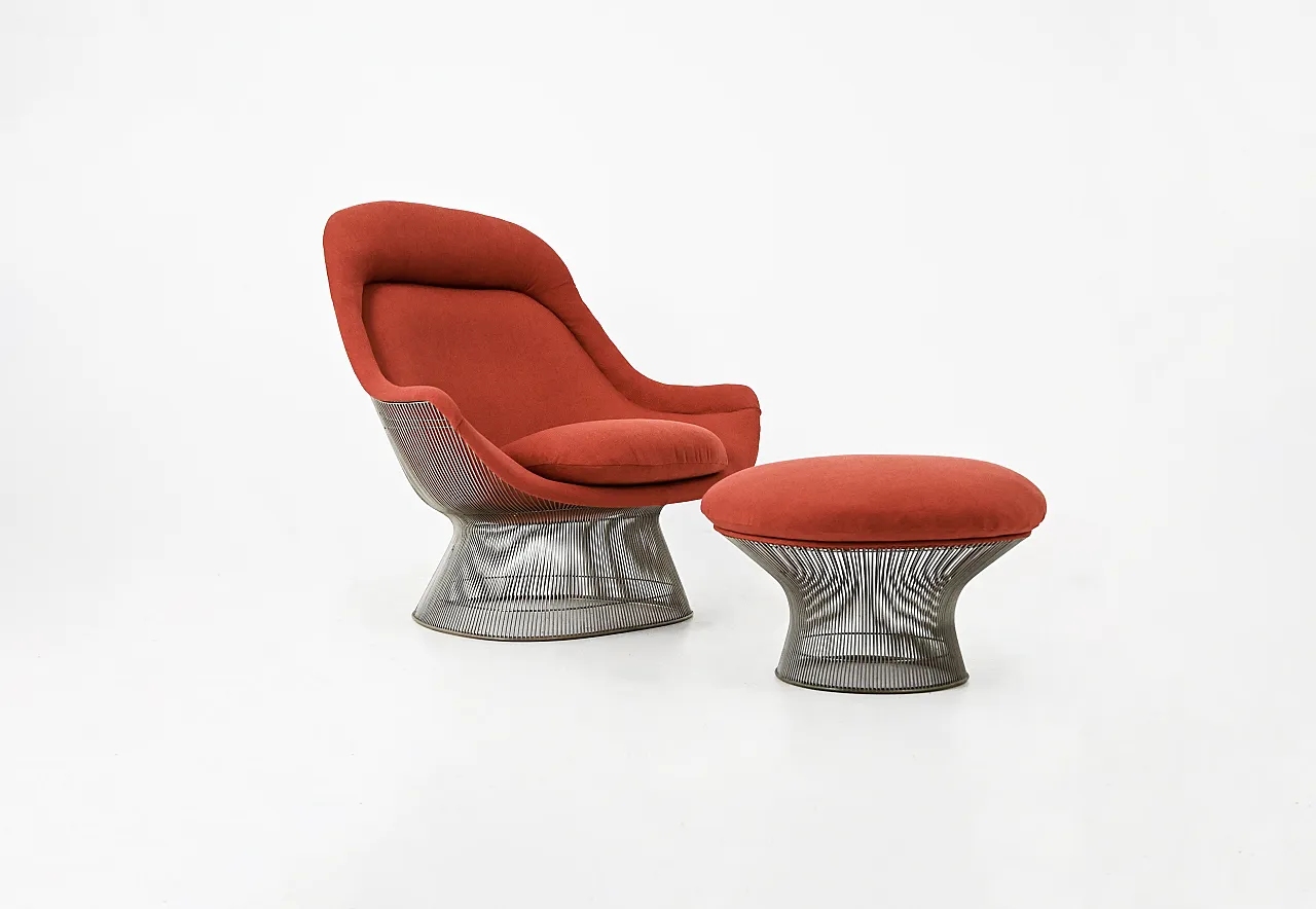 Lounge chair & Ottoman by Warren Platner for Knoll International, 1960 1