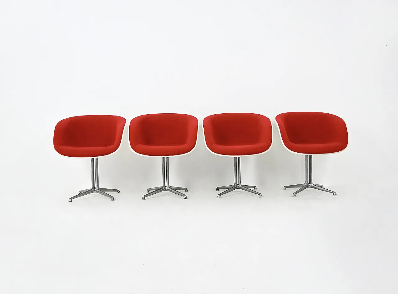 4 La Fonda Chairs by Charles & Ray Eames for ICF, 1960s 3