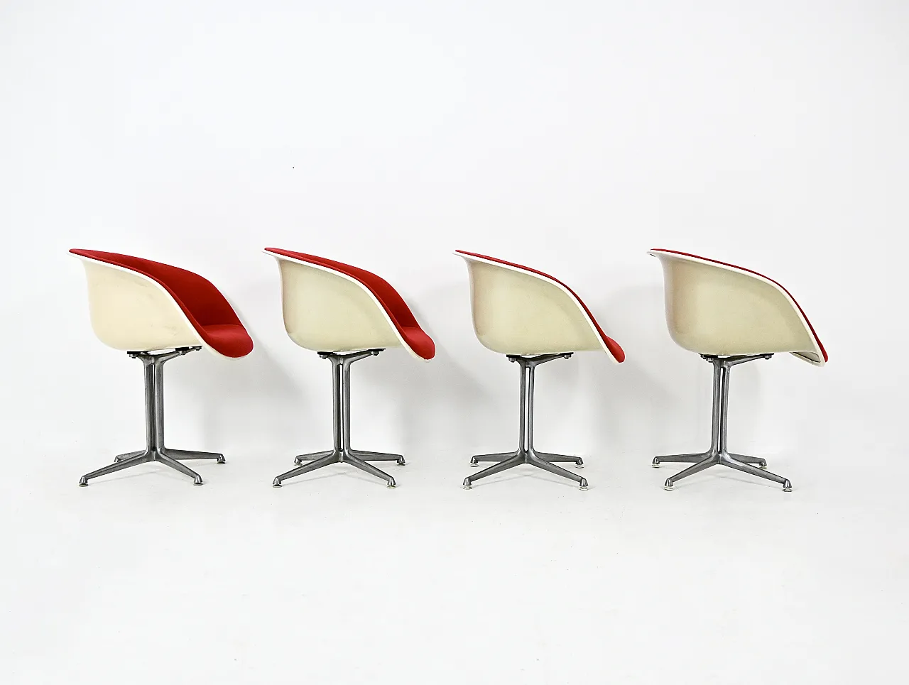 4 La Fonda Chairs by Charles & Ray Eames for ICF, 1960s 4