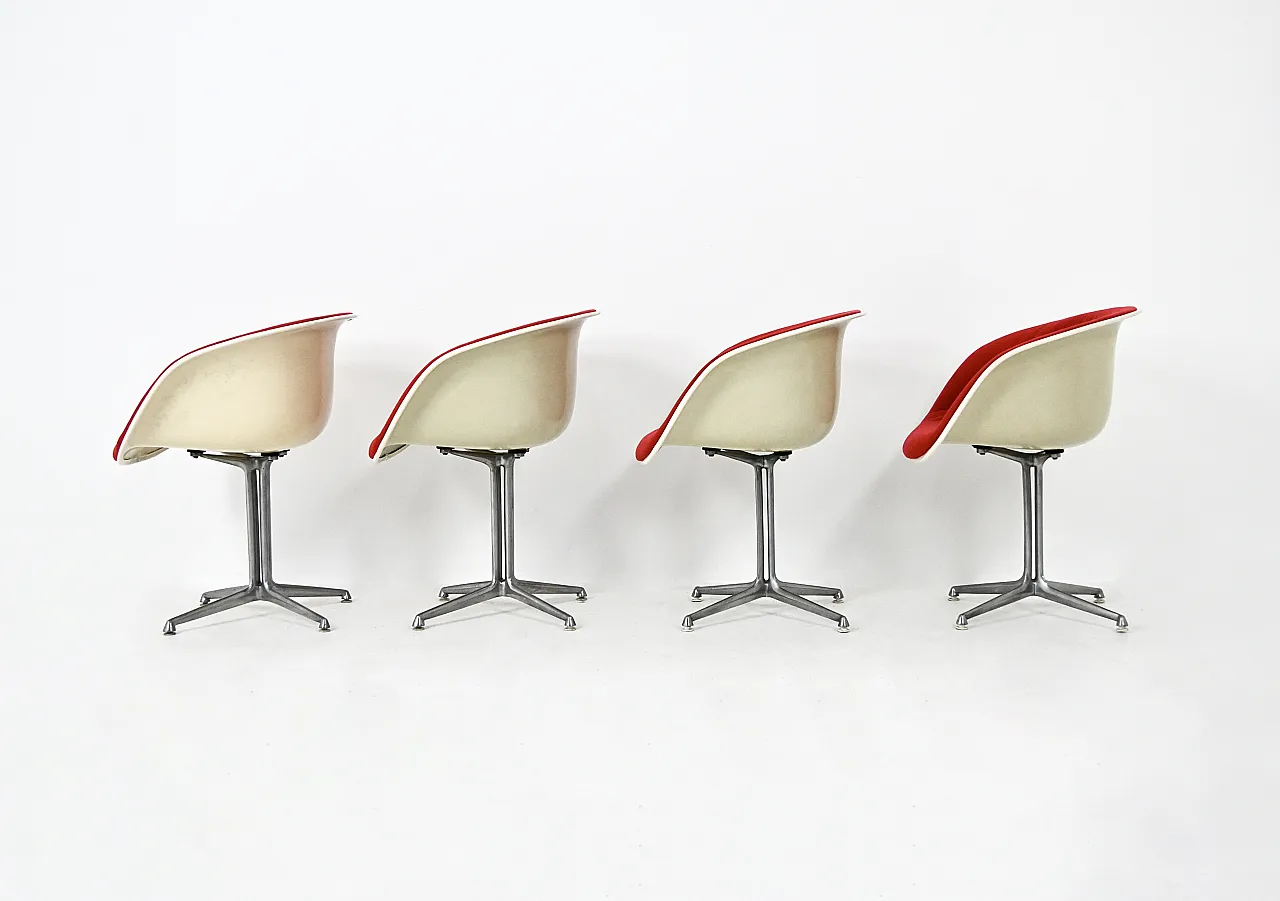 4 La Fonda Chairs by Charles & Ray Eames for ICF, 1960s 6
