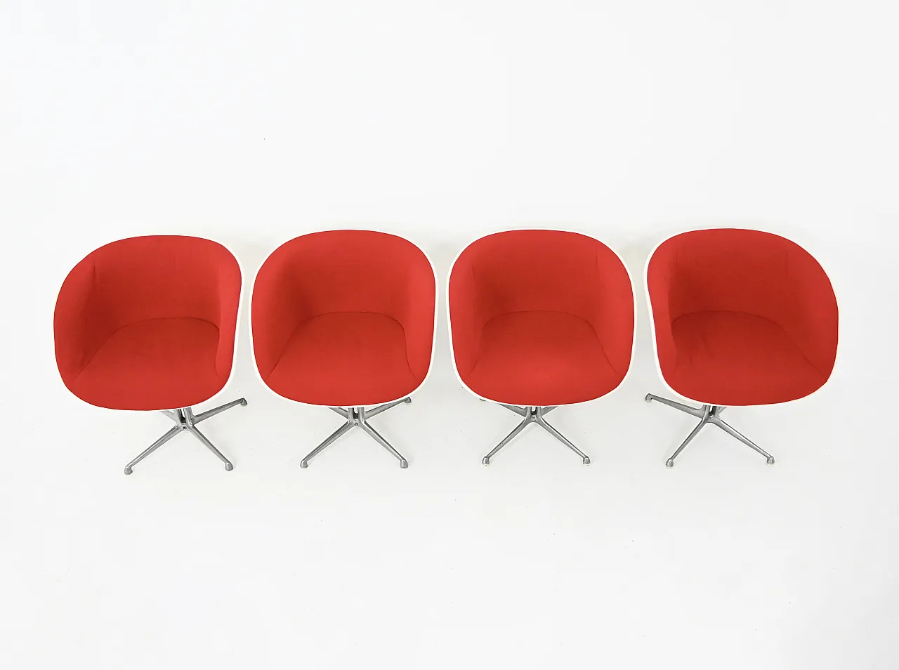 4 La Fonda Chairs by Charles & Ray Eames for ICF, 1960s 7