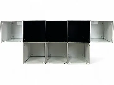 Libreria in metallo Box Martinelli Luce, anni '60