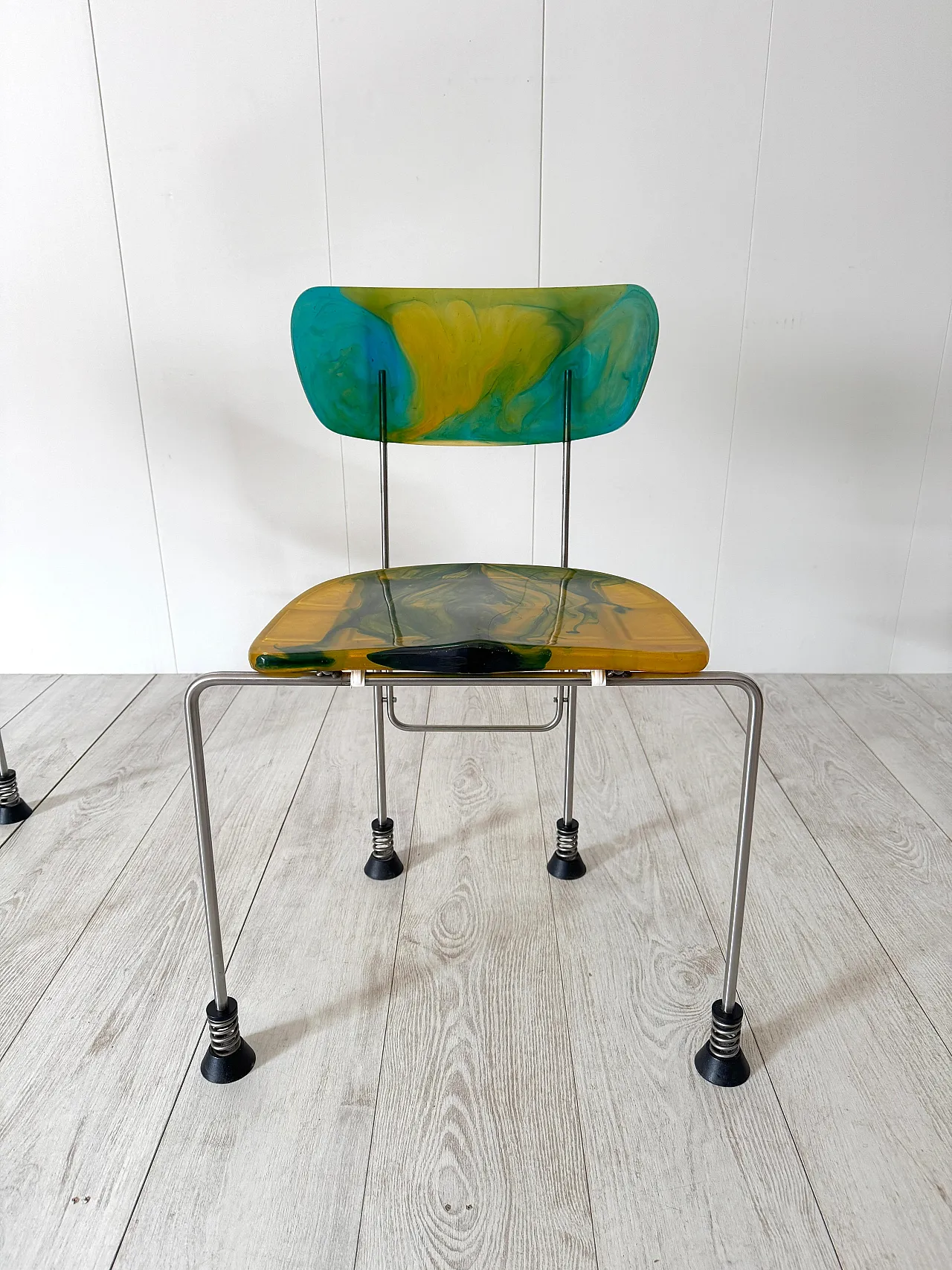 Pair of 543 Broadway chairs by Gaetano Pesce for Bernini, 1990s 13