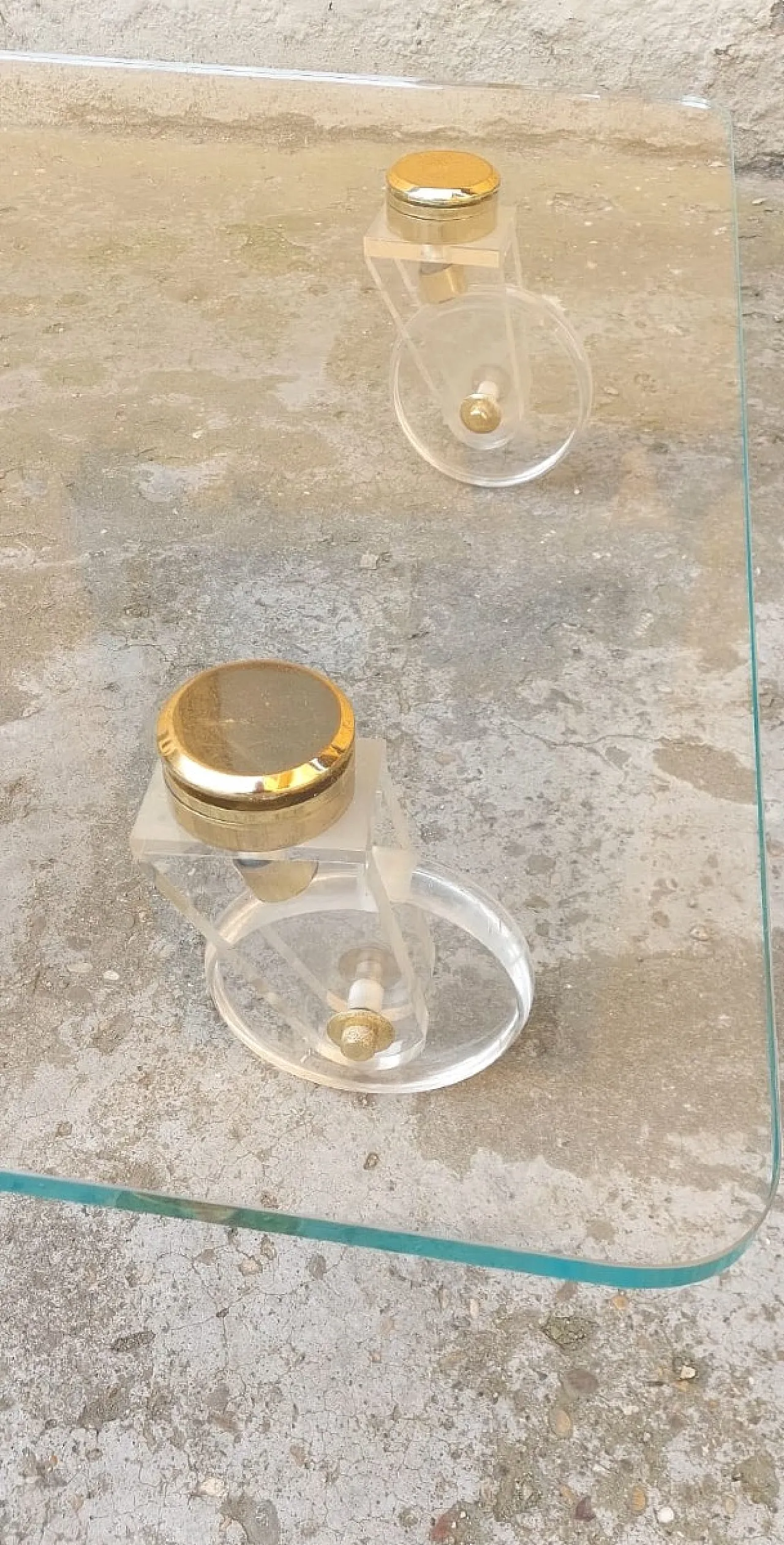 Crystal coffee table, late 20th century 3