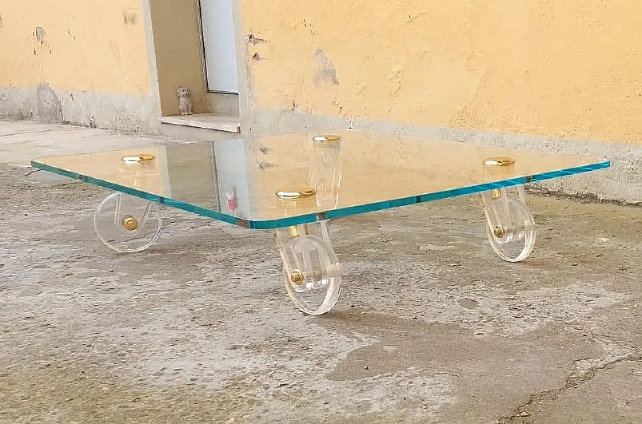 Crystal coffee table, late 20th century 7