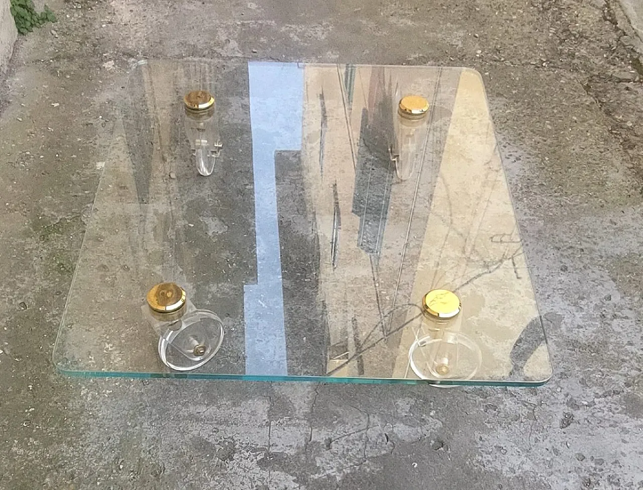 Crystal coffee table, late 20th century 10