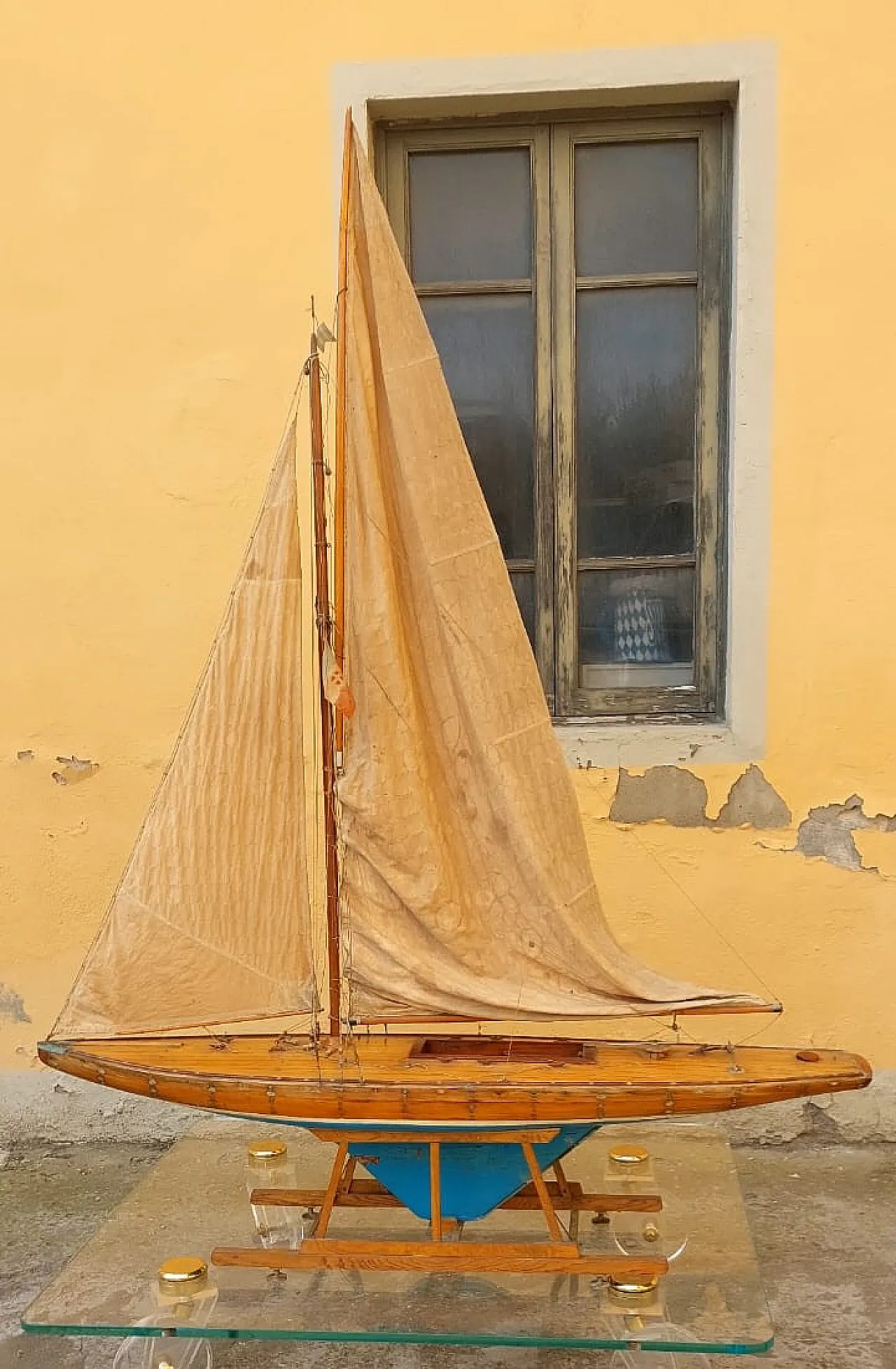 Modello in legno di veliero italiano, primo '900 1