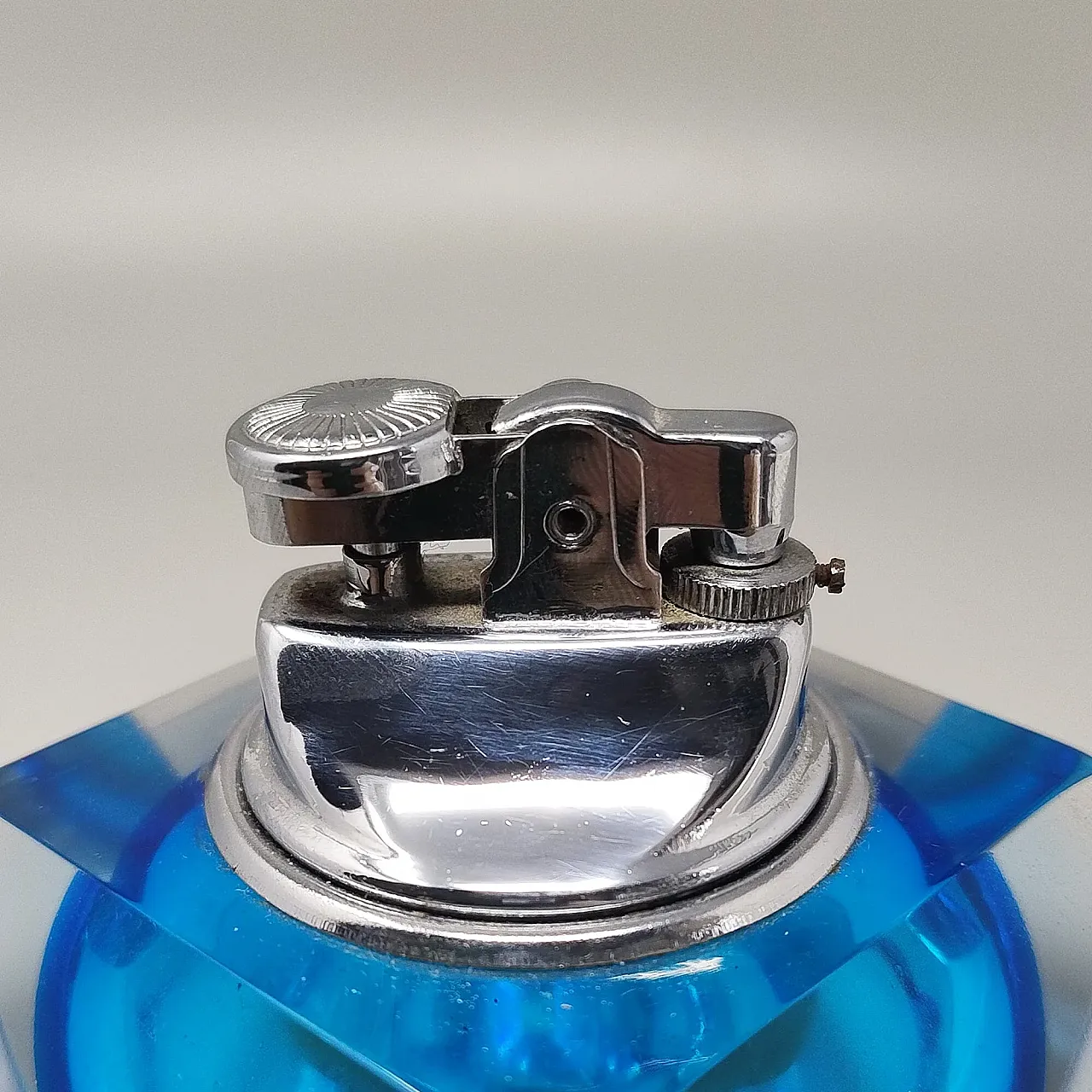 Accendino in vetro di Murano Sommerso di F.Poli per Seguso, anni '60 7