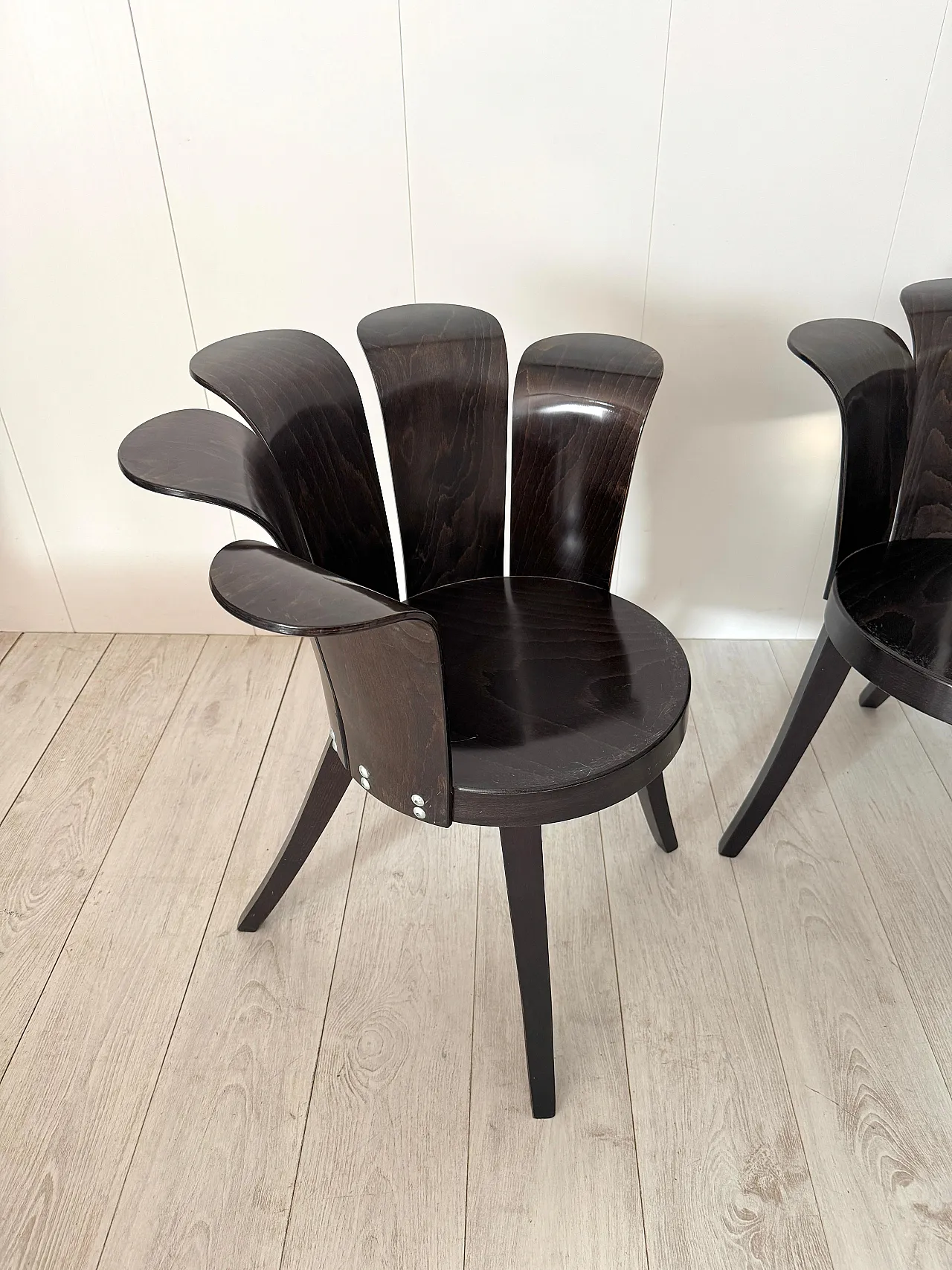 6 Flower chairs by Miro Harold, 1980s 13