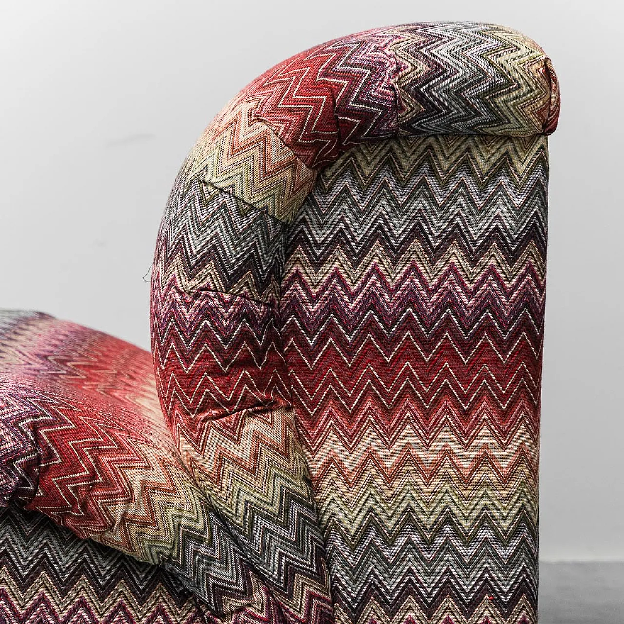Doimo armchair with Missoni pattern, 70s 5