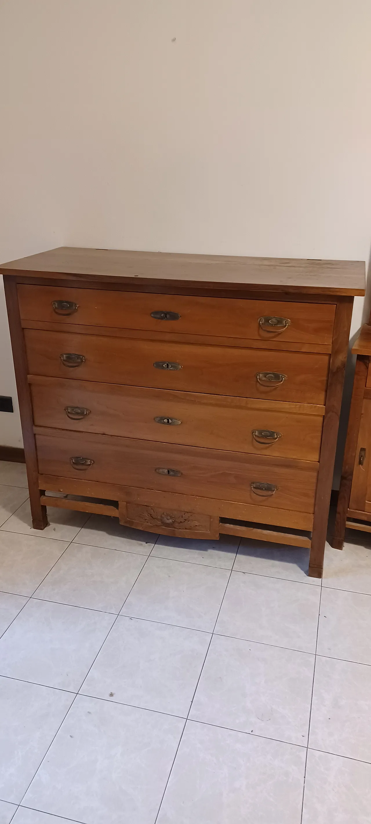 Armadio, comò, comodini , secretaire, anni '30 4