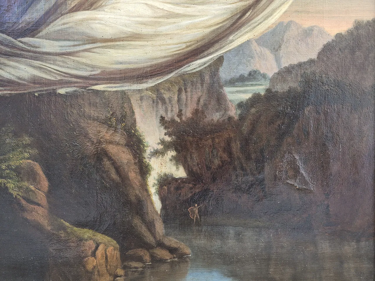 Eco e Narciso - Dipinto a olio su tela di Guy Head, Regno Unito 4