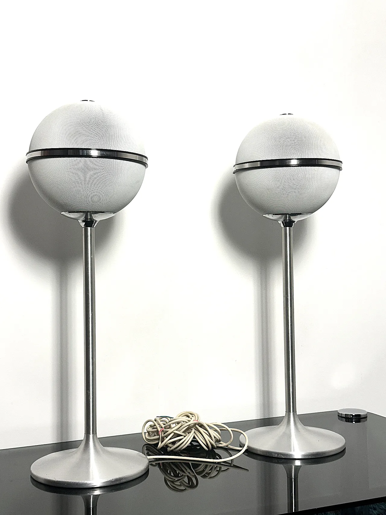 Coppia Diffusori Grundig Audiorama 4000 Whitea, anni '70 2