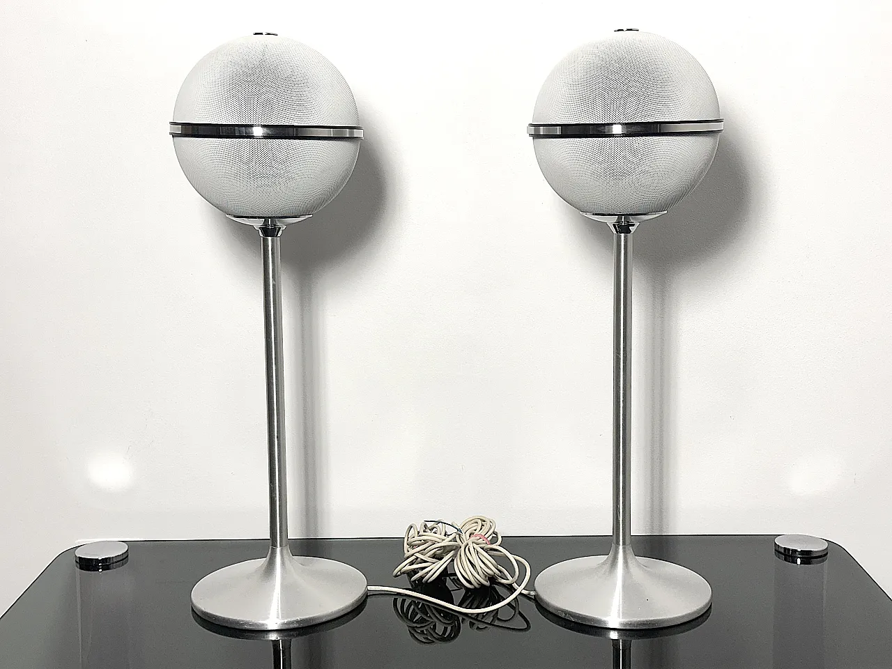 Coppia Diffusori Grundig Audiorama 4000 Whitea, anni '70 11