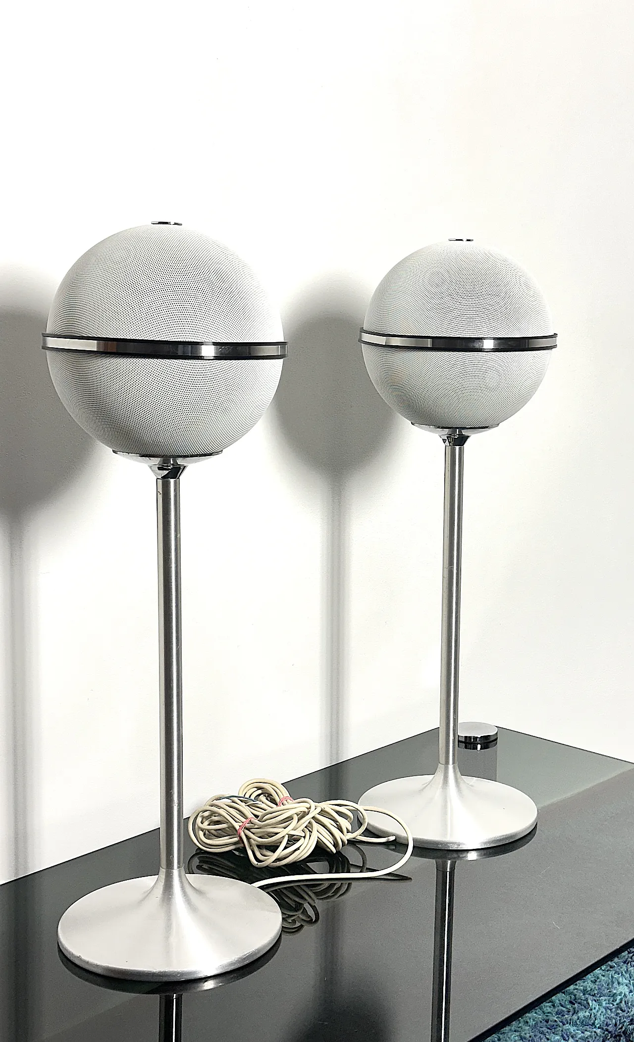 Coppia Diffusori Grundig Audiorama 4000 Whitea, anni '70 12