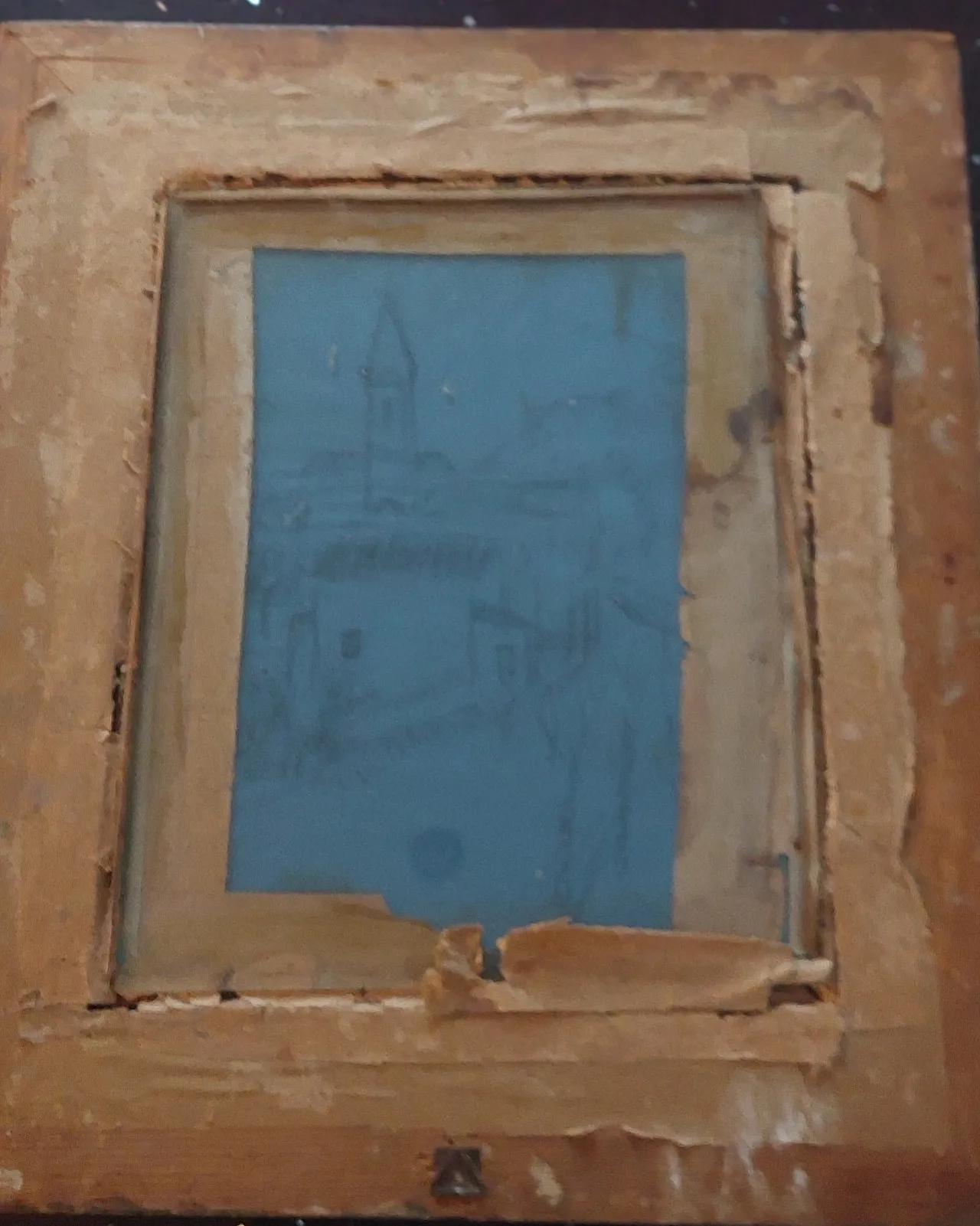 Landscape by Bartalini, pastel on paper with frame, 20th century 8