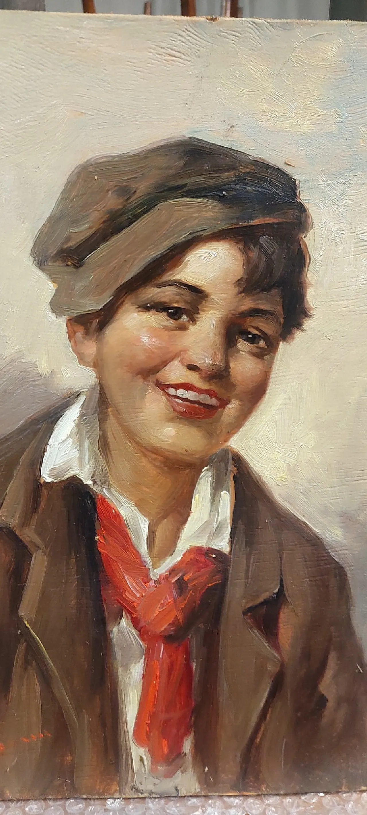 Athos Renzi Brioschi, oil on panel, 20th century 8