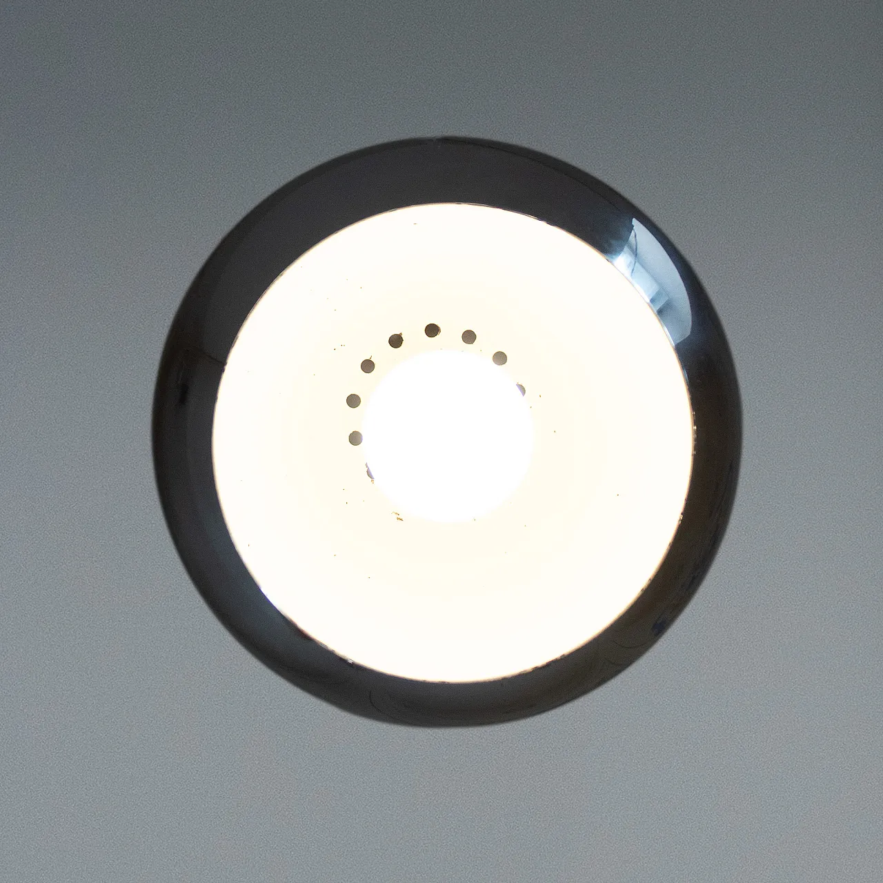 Pair of "Eyeball" pendant lamps by Goffredo Reggiani, 70s 9