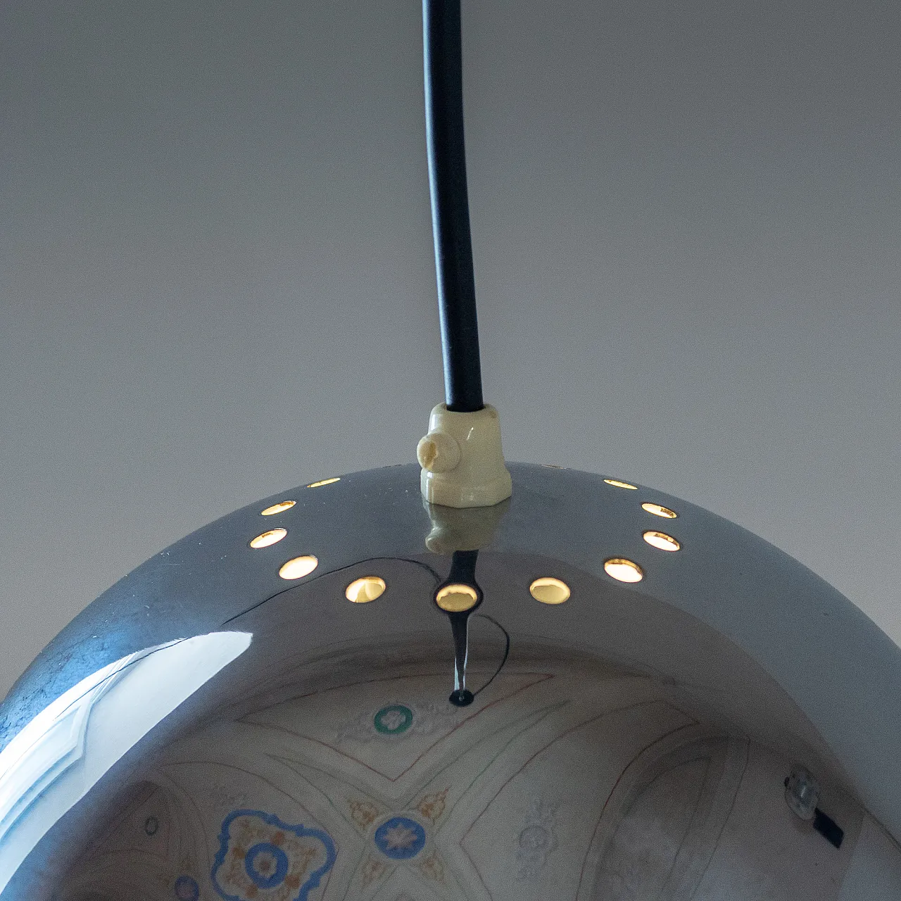 Pair of "Eyeball" pendant lamps by Goffredo Reggiani, 70s 11