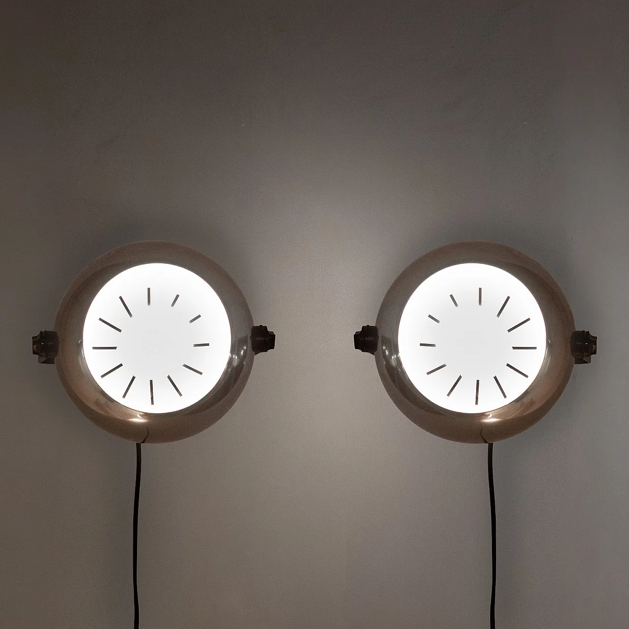 Pair of Industrial Appliques Alta Lite by Targetti, 70s 8