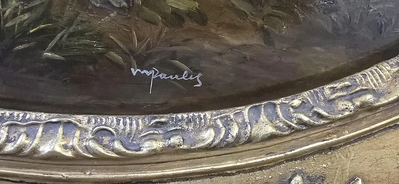 Eighteenth-Century Galant Scenes, oil on canvas, mid-20th century 5