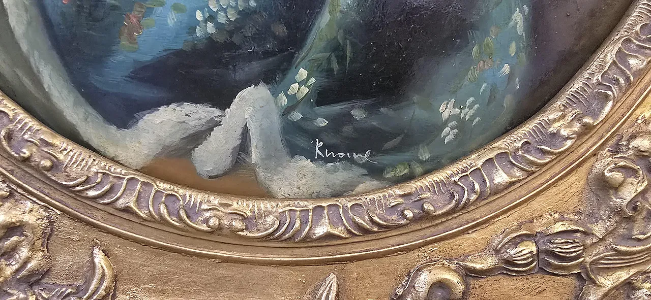 Eighteenth-Century Galant Scenes, oil on canvas, mid-20th century 6