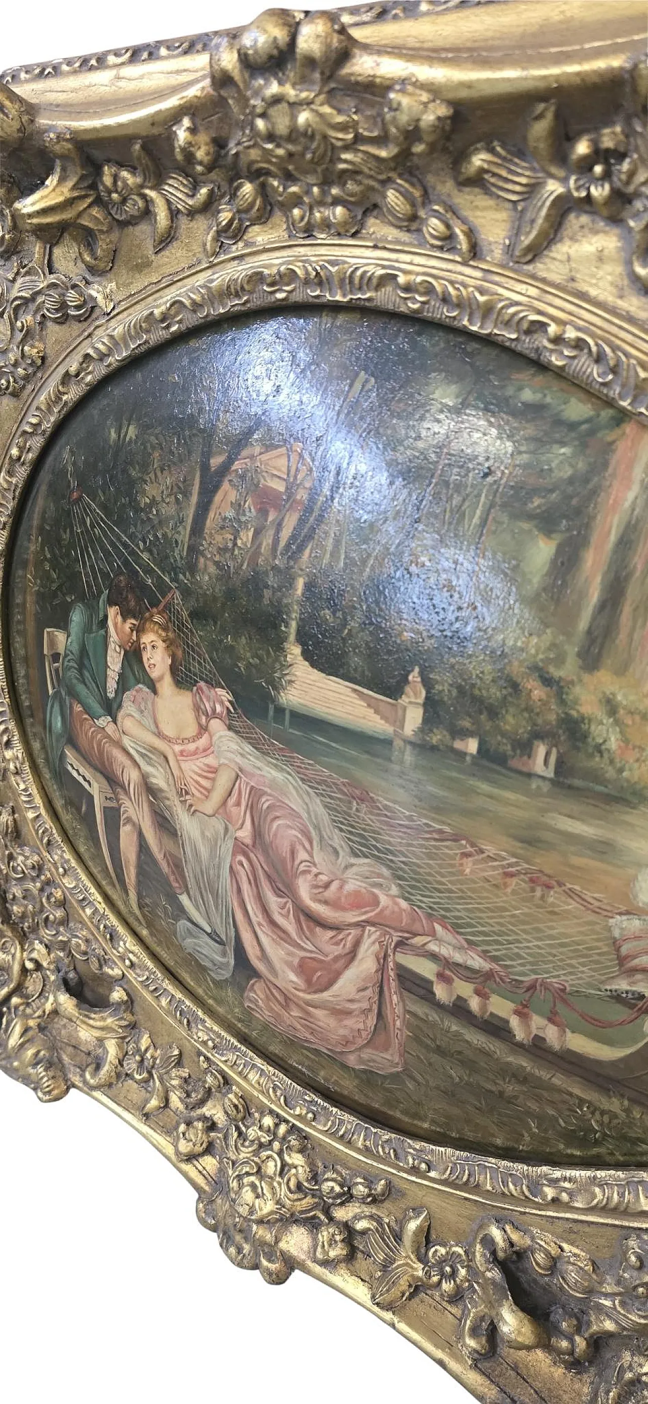 Eighteenth-Century Galant Scenes, oil on canvas, mid-20th century 12