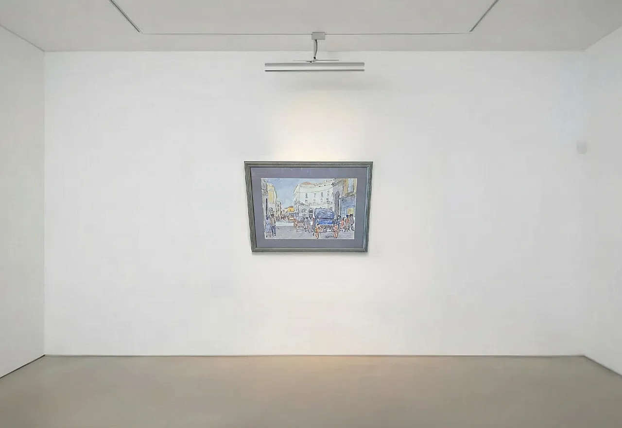 Historical View of Caserta/Naples by Alfredo Beatrice, 1990s 2