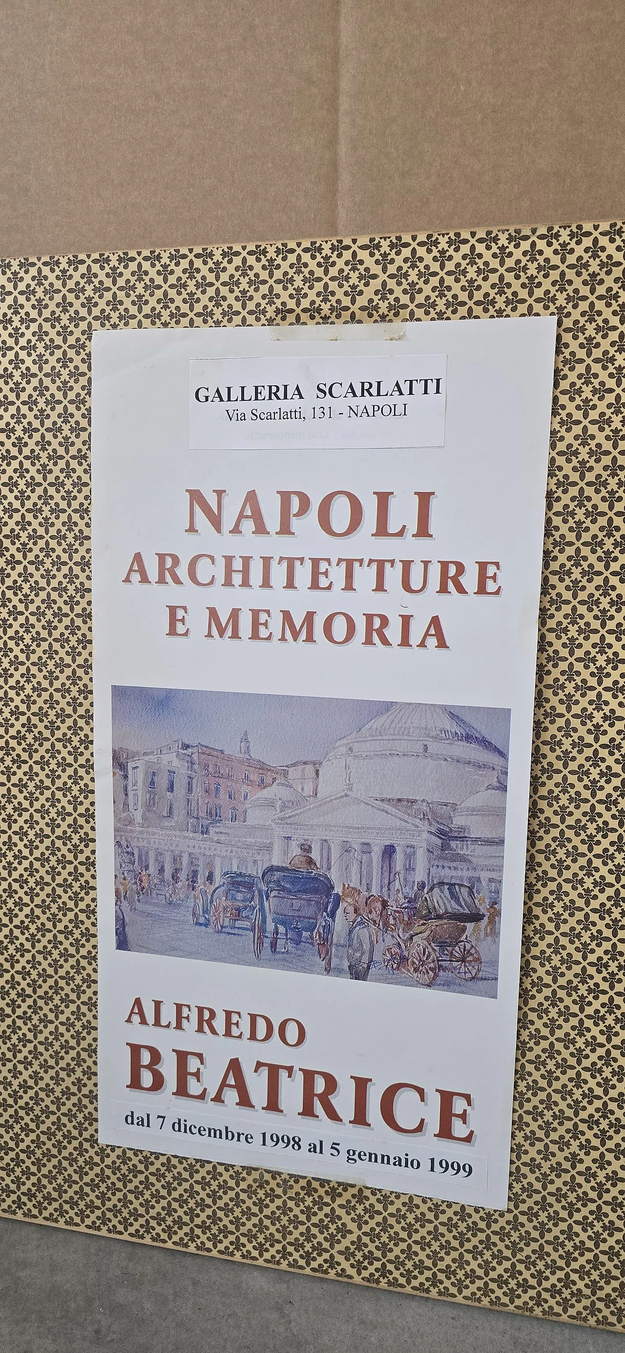 Historical View of Caserta/Naples by Alfredo Beatrice, 1990s 6