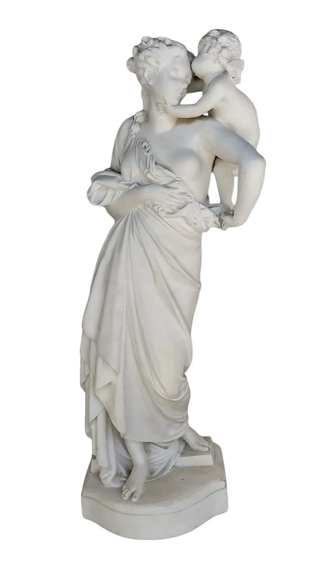 Biscuit porcelain, Venus with Cupid, A. E. Carrier-Belleuse, 1870 1
