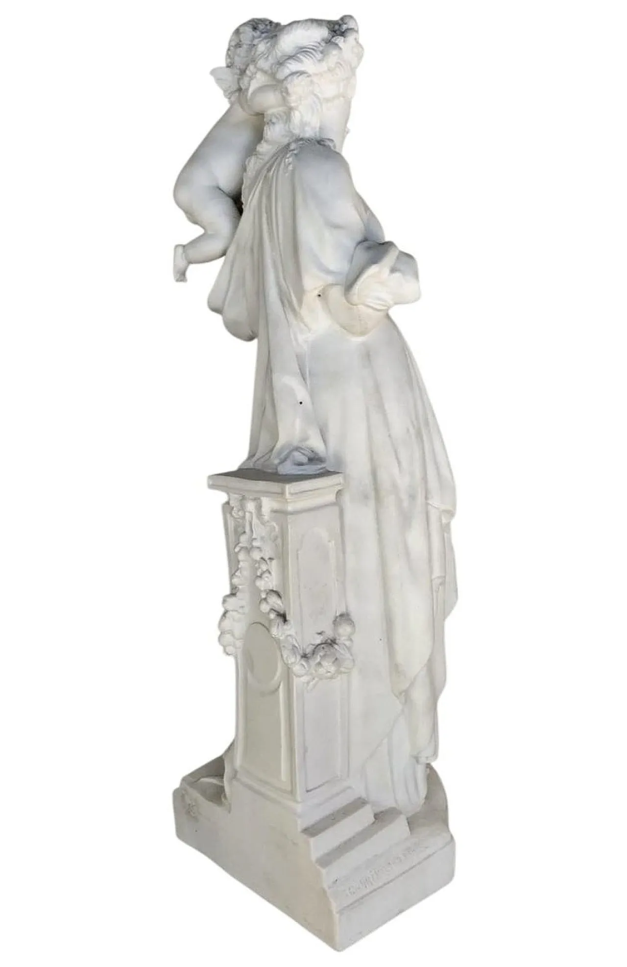 Biscuit porcelain, Venus with Cupid, A. E. Carrier-Belleuse, 1870 2