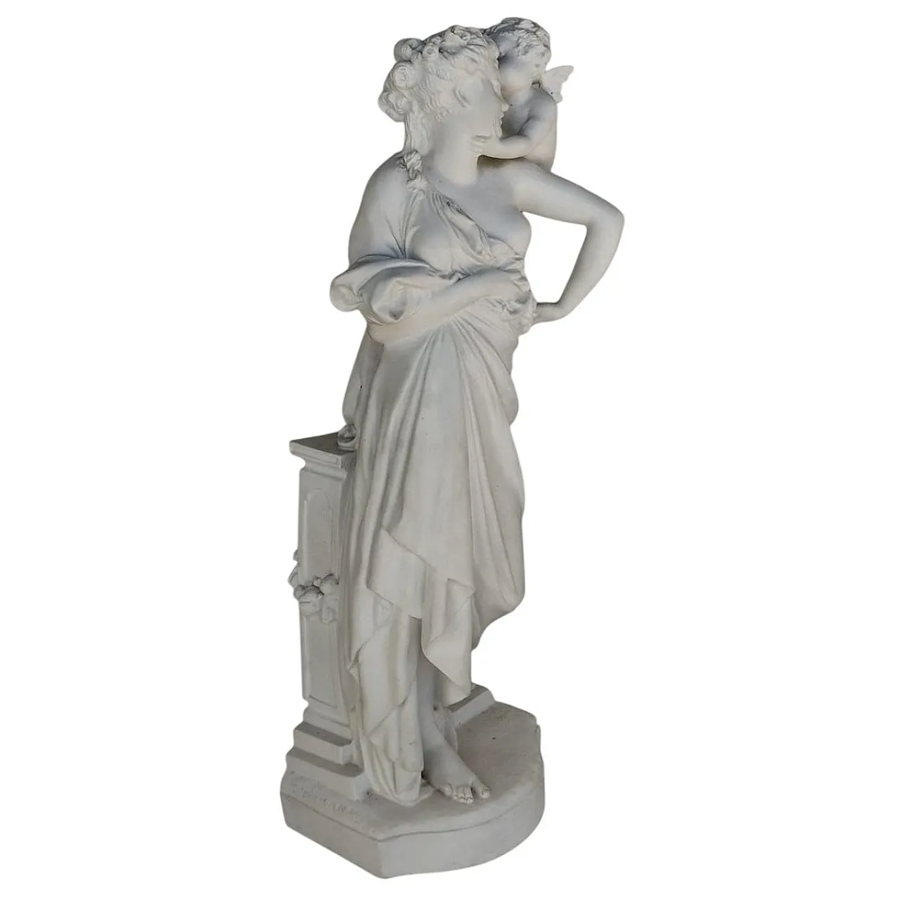 Biscuit porcelain, Venus with Cupid, A. E. Carrier-Belleuse, 1870 3